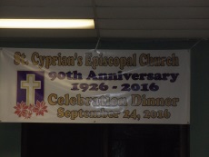 St. Cyprians 90th Anniversary Dinner